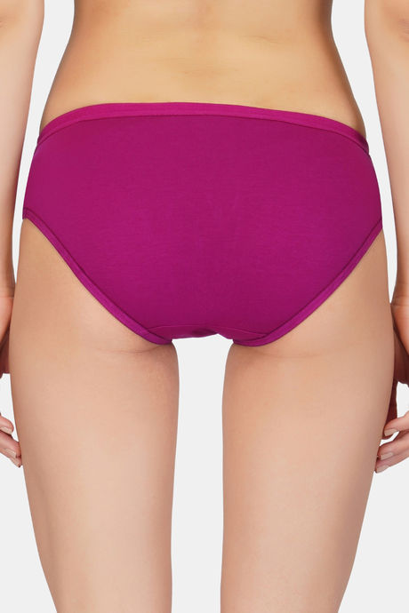 Bleeding Heart Medium Rise Full Coverage Bikini Panty (Pack of 3) - Multicolor — image 8